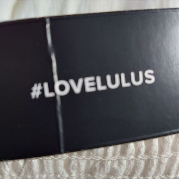 LULUS Make the Call White Long Poet Sleeve Mini Dress Size S - Picture 12 of 16